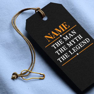 Personalisierter Name Der Mann Der Mythos Die Lege Geschenkanhänger