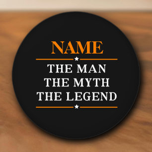 Personalisierter Name Der Mann Der Mythos Die Lege Keramikknauf
