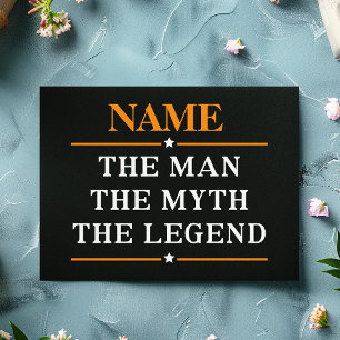 Personalisierter Name Der Mann Der Mythos Die Lege Post-it Klebezettel