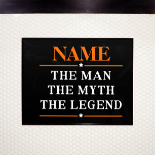 Personalisierter Name Der Mann Der Mythos Die Lege Poster
