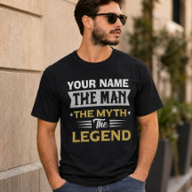Personalisierter Name Der Mann Der Mythos Die Lege