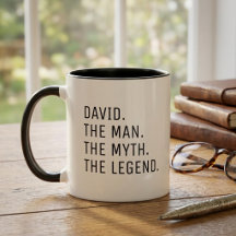 Personalisierter Name Der Mann Der Mythos Die Lege