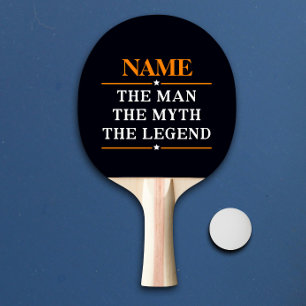 Personalisierter Name Der Mann Der Mythos Die Lege Tischtennis Schläger