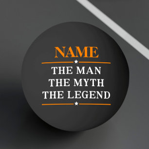 Personalisierter Name Der Mann Der Mythos Die Lege Tischtennisball