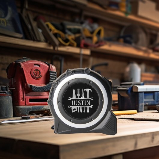 Personalisierter Name der Monogram-Tools Maßband