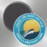 Personalisierter Name der Runde der Kabine Magnet<br><div class="desc">Dieses Design kann in dem Bereich personalisiert werden, der durch das Ändern des Fotos und/oder Textes zur Verfügung gestellt wird. Sie können auch angepasst werden, indem Sie auf Vorlage personalisieren klicken und dann auf die Schaltfläche klicken, um weitere Optionen anzupassen, um die Hintergrundfarbe zu löschen oder zu ändern, Text hinzuzufügen,...</div>