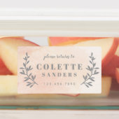 Personalisierter Name der Wasserfarbe Etiketten (Befestigt)