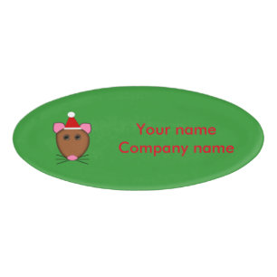 Personalisierter Name der WeihnachtsMaus Namenschild
