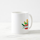 Personalisierter Name - der weltbeste Lehrer aller Kaffeetasse (VorderseiteRechts)