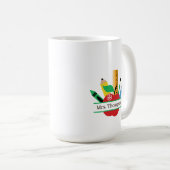 Personalisierter Name - der weltbeste Lehrer aller Kaffeetasse (VorderseiteRechts)