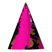 personalisierter Name des 80er Party Partyhütchen (Rückseite)