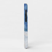 Personalisierter Name des abstrakten Ozeans Case-Mate iPhone Hülle (Hinten/Links)