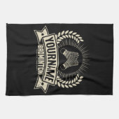 Personalisierter Name des Badminton-Spielers Racqu Geschirrtuch (Horizontal)