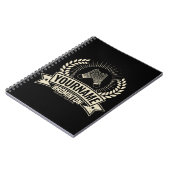 Personalisierter Name des Badminton-Spielers Racqu Notizblock (Linke Seite)