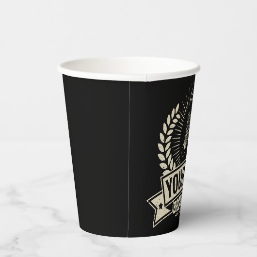 Personalisierter Name des Badminton-Spielers Racqu Pappbecher (Rechts)