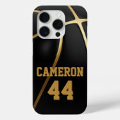 Personalisierter Name des Basketball-Handys Case-Mate iPhone Hülle (Rückseite)