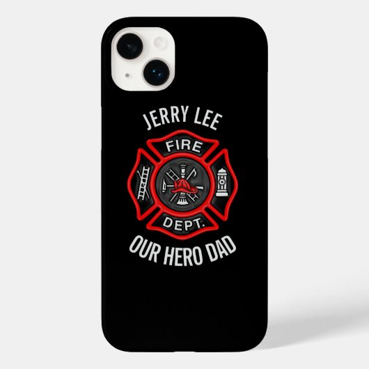 Personalisierter Name des benutzerdefinierten Fire Case-Mate iPhone Hülle (Rückseite)