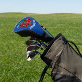 Personalisierter Name des benutzerdefinierten Fire Golf Headcover (In SItu)