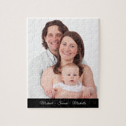 Personalisierter Name des benutzerdefinierten Foto Puzzle (Vertikal)