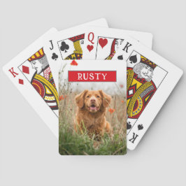 Personalisierter Name des benutzerdefinierten Foto Spielkarten