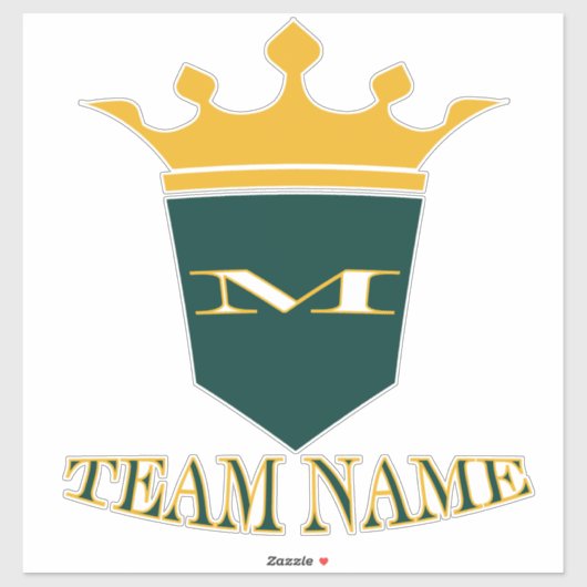 Personalisierter Name des benutzerdefinierten Team Aufkleber (Blatt)