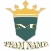 Personalisierter Name des benutzerdefinierten Team Aufkleber (Vorderseite)