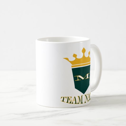 Personalisierter Name des benutzerdefinierten Team Kaffeetasse (VorderseiteRechts)