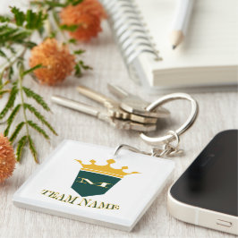 Personalisierter Name des benutzerdefinierten Team Schlüsselanhänger