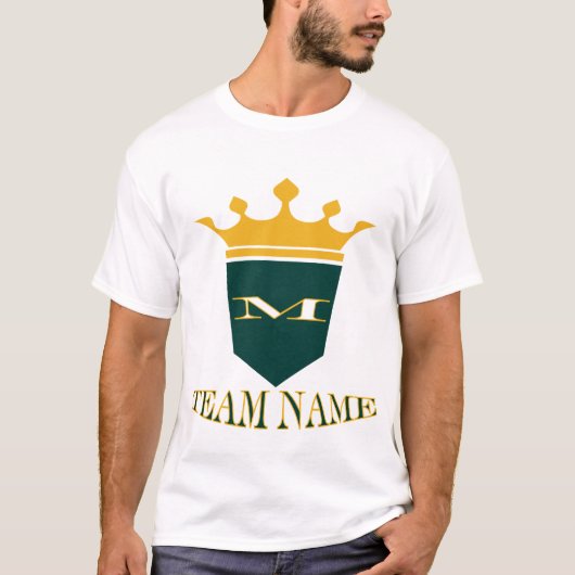 Personalisierter Name des benutzerdefinierten Team T-Shirt (Vorderseite)