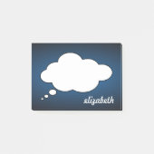 Personalisierter Name des Blackboard-Talks Post-it Klebezettel (Vorderseite)