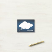 Personalisierter Name des Blackboard-Talks Post-it Klebezettel (Auf Schreibtisch)