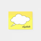 Personalisierter Name des Blackboard-Talks Post-it Klebezettel (Vorderseite)