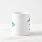 Personalisierter Name des Blauen Waldes Kaffeetasse (Mittel)