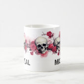 Personalisierter Name des Blumenschmucks Kaffeetasse (Mittel)