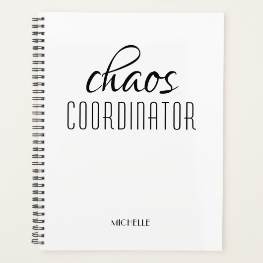 Personalisierter Name des Chaos-Koordinators Planer (Vorderseite)