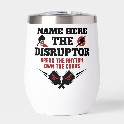 Personalisierter Name des Disruptors bei Picklebal (Vorderseite)