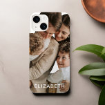 Personalisierter Name des Fotos Case-Mate iPhone 14 Hülle<br><div class="desc">Personalisierte iPhone Gehäuse machen großartige Geschenke für jeden Anlaß. Personalisieren Sie mit einem Foto und einem beliebigen Namen oder Text Ihrer Wahl. Dieses individuelle iPhone-Gehäuse wird ein großartiges Geschenk für Geburtstage, Weihnachten, Mütter Tag, Väter Tag, Abschlüsse oder jeden anderen besondere Anlass. Oder erstellen Sie eine für sich selbst, um eine...</div>