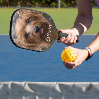 Personalisierter Name des Fotos Pickleball Schläger