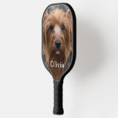 Personalisierter Name des Fotos Pickleball Schläger (Links)