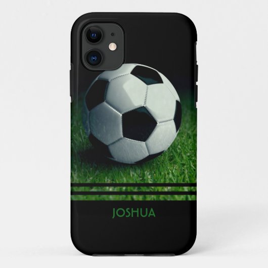 Personalisierter Name des Fußball-Balls | Fußball Case-Mate iPhone Hülle (Rückseite)