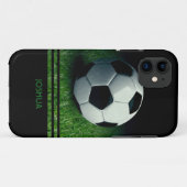 Personalisierter Name des Fußball-Balls | Fußball Case-Mate iPhone Hülle (Rückseite (Horizontal))
