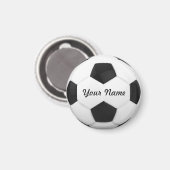 Personalisierter Name des Fußballballs Magnet (Vorderseite/Rückseite)