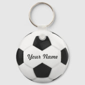 Personalisierter Name des Fußballballs Schlüsselanhänger (Rückseite)