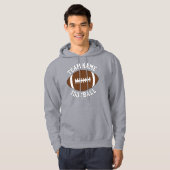 Personalisierter Name des Fußballteams Hoodie (Vorne ganz)