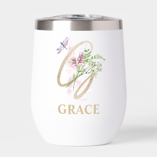 Personalisierter Name des Gold Script Letter G Mon (Vorderseite)