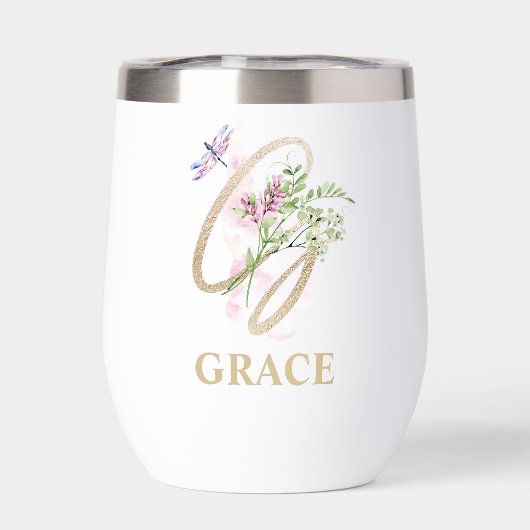 Personalisierter Name des Gold Script Letter G Mon (Rückseite)