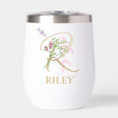 Personalisierter Name des Gold Script Letter R Mon (Vorderseite)