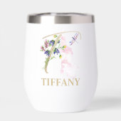 Personalisierter Name des Gold Script Letter T Mon (Rückseite)