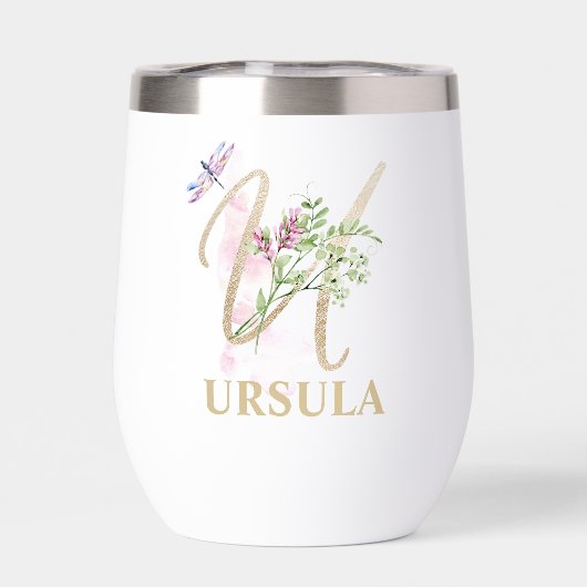 Personalisierter Name des Gold Script Letter U Mon (Rückseite)