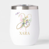 Personalisierter Name des Gold Script Letter X Mon (Vorderseite)